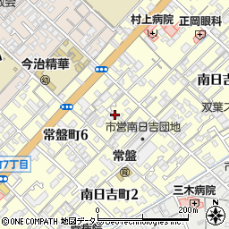 愛媛県今治市常盤町6丁目2-4周辺の地図