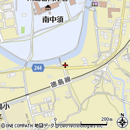 徳島県吉野川市川島町桑村893周辺の地図
