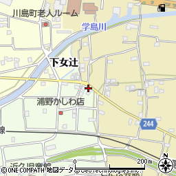 徳島県吉野川市川島町学近久5周辺の地図