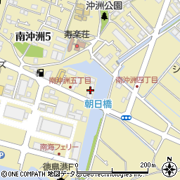 日本郵便輸送周辺の地図