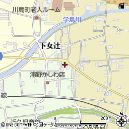 徳島県吉野川市川島町学近久2628周辺の地図