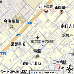 愛媛県今治市常盤町6丁目2-11周辺の地図