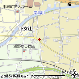 徳島県吉野川市川島町桑村2627周辺の地図