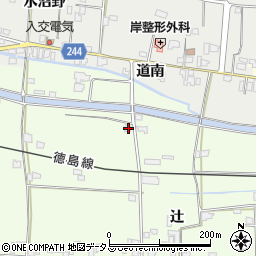 徳島県吉野川市川島町学辻152周辺の地図