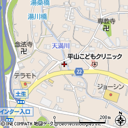 和歌山県有田郡有田川町天満302周辺の地図