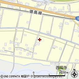徳島県吉野川市山川町川田747周辺の地図
