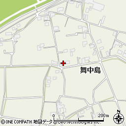 徳島県美馬市穴吹町三島舞中島1740周辺の地図