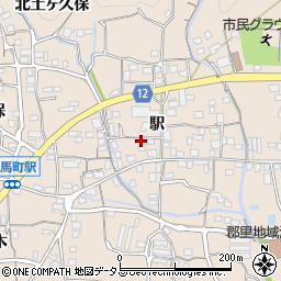 徳島県美馬市美馬町駅60周辺の地図