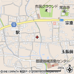 徳島県美馬市美馬町駅3周辺の地図