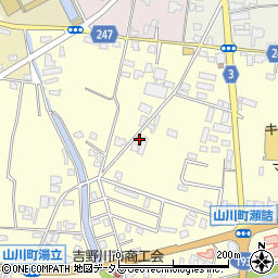 徳島県吉野川市山川町前川220周辺の地図
