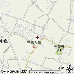 徳島県美馬市穴吹町三島舞中島1434周辺の地図