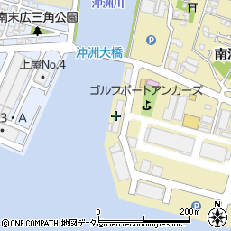 徳島魚市場株式会社　岸壁荷受所周辺の地図