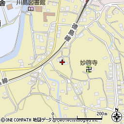 徳島県吉野川市川島町桑村751周辺の地図