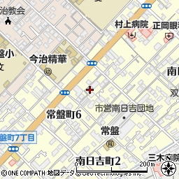 愛媛県今治市常盤町6丁目2-30周辺の地図