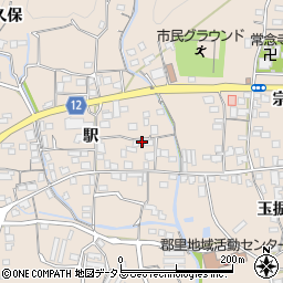 徳島県美馬市美馬町駅22周辺の地図