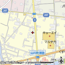 山川自動車周辺の地図