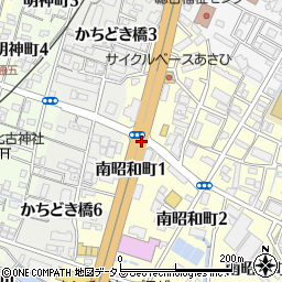 南昭和町一周辺の地図