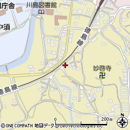 徳島県吉野川市川島町桑村874周辺の地図