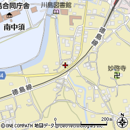 徳島県吉野川市川島町桑村742周辺の地図