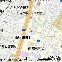 ガッツレンタカー徳島店周辺の地図