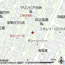 徳島県徳島市東沖洲2丁目周辺の地図