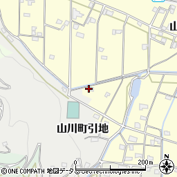 徳島県吉野川市山川町川田81周辺の地図