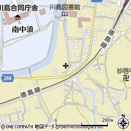 徳島県吉野川市川島町桑村900周辺の地図