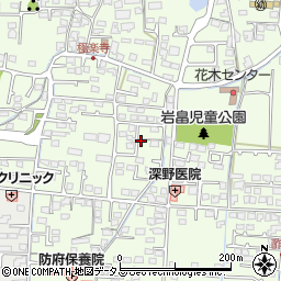 山口県防府市岩畠1丁目周辺の地図