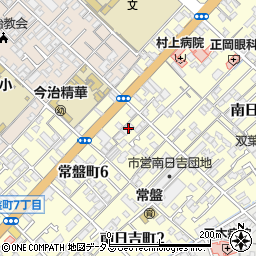 愛媛県今治市常盤町6丁目2-34周辺の地図