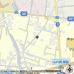徳島県吉野川市山川町前川221周辺の地図