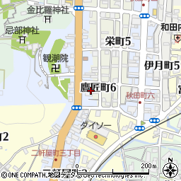 徳島県徳島市鷹匠町6丁目7周辺の地図