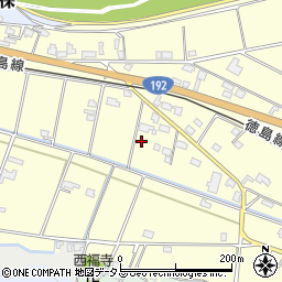 徳島県吉野川市山川町川田838周辺の地図