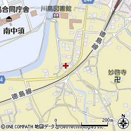 徳島県吉野川市川島町桑村741周辺の地図