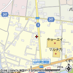 徳島県吉野川市山川町前川173周辺の地図