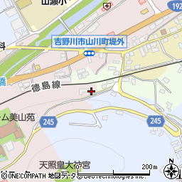 徳島県吉野川市山川町祇園69周辺の地図