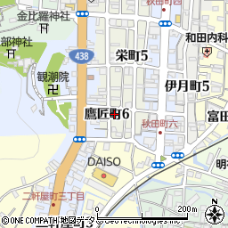 徳島県徳島市鷹匠町6丁目6周辺の地図