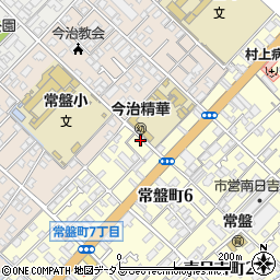 愛媛県今治市常盤町6丁目7-35周辺の地図