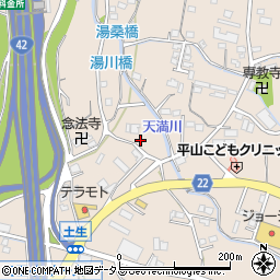 和歌山県有田郡有田川町天満271周辺の地図