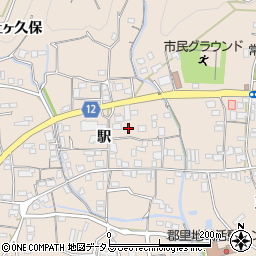 徳島県美馬市美馬町駅18周辺の地図