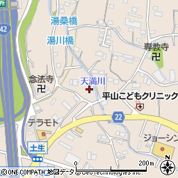 和歌山県有田郡有田川町天満272周辺の地図