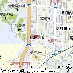 徳島県徳島市鷹匠町6丁目16周辺の地図