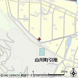 徳島県吉野川市山川町川田76周辺の地図