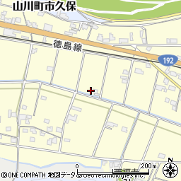 徳島県吉野川市山川町川田743周辺の地図