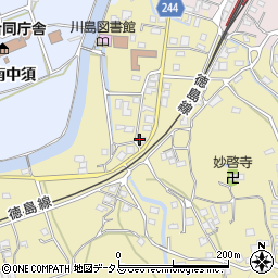 徳島県吉野川市川島町桑村755周辺の地図