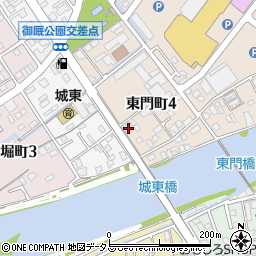 門田鋼材株式会社周辺の地図