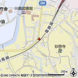 徳島県吉野川市川島町桑村757-3周辺の地図