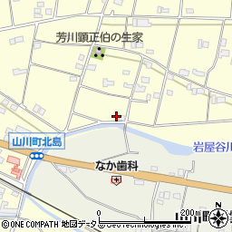 徳島県吉野川市山川町川田1387-4周辺の地図