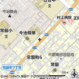 愛媛県今治市常盤町6丁目8周辺の地図