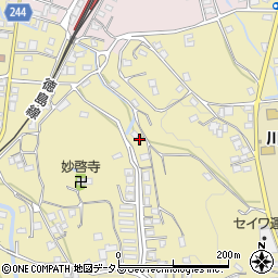 徳島県吉野川市川島町桑村680周辺の地図