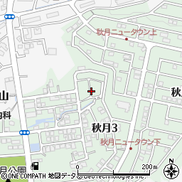 山口県周南市秋月3丁目14周辺の地図